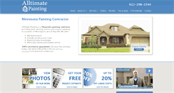 Desktop Screenshot of alltimatepainting.com