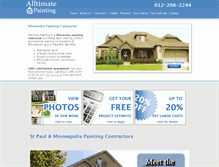 Tablet Screenshot of alltimatepainting.com